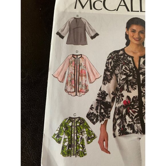 McCall's Misses Shirt Sewing Pattern Sz Lg - XXL M7362 - Uncut - Picture 4 of 9